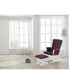 Фото #2 товара Кресло-качалка с пуфом Artiva USA Home Deluxe Fabric Cushion 2-Piece Glider Chair and Ottoman Set