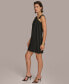 ფოტო #4 პროდუქტის Women's Hardware-Trim Draped Sheath Dress