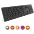 RGB-Tastatur mit Kabel MOBILITY LAB ML306858 AZERTY Runde Tasten Schwarz