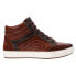 Фото #1 товара Propet Kenton High Top Mens Brown Sneakers Casual Shoes MCA005LBR