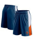 ფოტო #1 პროდუქტის Men's Navy Chicago Bears Prep Colorblock Shorts