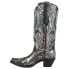Фото #6 товара Corral Boots Art 21 Studs Metallic Snip Toe Cowboy Womens Black Casual Boots C3