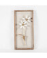 Фото #11 товара 2 piece White and Gold Flower Bouquet Wall Plaque