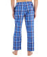 ფოტო #2 პროდუქტის Men's Regular-Fit Plaid Pajama Pants, Created for Macy's