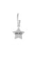 Modern steel single earrings 2in1 Brilliant LJ1657