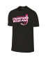 ფოტო #2 პროდუქტის Men's and Women's Black Alabama Crimson Tide Power of Pink Breast Cancer T-shirt