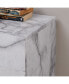 Фото #2 товара Ileana Faux Marble Color Changing Electric Fireplace