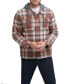 Фото #1 товара Men's Faux Sherpa Lined Flannel Shirt Jacket