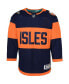 Фото #2 товара Youth Navy New York Islanders 2024 NHL Stadium Series Premier Jersey