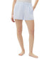 ფოტო #1 პროდუქტის Women's Solid Boxer Sleep Shorts