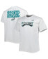 Фото #4 товара Men's White Philadelphia Eagles Big and Tall Hometown Collection Hot Shot T-shirt