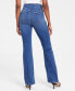 Фото #4 товара Women's High Rise Asymmetrical-Waist Bootcut Jeans, Created for Macy's