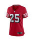 ფოტო #3 პროდუქტის Women's Elijah Mitchell Scarlet San Francisco 49ers Alternate Team Game Jersey