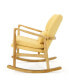 Фото #2 товара Benny Mid-Century Modern Tufted Rocking Chair with Accent Pillow