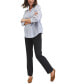 Фото #1 товара Secret Fit Belly® Suiting Straight-Leg Over the Bump Maternity Pants