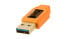 Фото #8 товара Аксессуар Razъemы и переходники Tether Tools CU61RT15-ORG - 4.6 м - USB A - Micro-USB B - USB 3.2 Gen 1 (3.1 Gen 1) - 5000 Mbit/s - Оранжевый