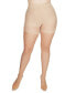 Women's Crystal Sheer Shaper Control Top Tights