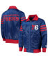 ფოტო #1 პროდუქტის Men's Royal Philadelphia 76Ers The Captain Ii Full-Zip Varsity Jacket