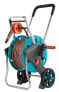 Gardena Hose Trolley AquaRoll M Easy Set - Cart reel - Manual - Functional - Black,Blue,Stainless steel - Metal,Plastic - 60 m
