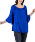 Фото #4 товара Women's Bell Sleeve Loose Fit Tunic Top