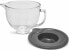 Фото #3 товара Аксессуар для кухонного комбайна KitchenAid Clear Glass Bowl with Handle / Silicone Lid 4.8 L