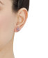 ფოტო #2 პროდუქტის Multi-Amethyst (1-3/8 ct. t.w.) & Diamond Accent Flower Stud Earrings in 14k Rose Gold (Also in Multi-Topaz)