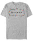 Фото #1 товара Men's Friends Lights Short Sleeve T-shirt