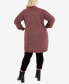 Фото #9 товара Plus Size Leona Long Sleeve Cardigan Sweater
