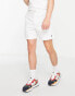 Polo Ralph Lauren Prepster icon logo twill shorts in off white