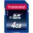 Фото #2 товара TRANSCEND SDHC 4GB Class 10 memory card