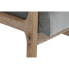 Сиденье DKD Home Decor Натуральный Серый лён древесина каучукового дерева (66 x 85 x 81 cm)