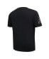 Фото #2 товара Men's Black Los Angeles Lakers Chenille T-shirt