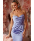 Фото #5 товара Women's Satin Ruched Gown