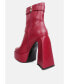 Фото #2 товара Hot Cocoa High Platform Ankle Boots