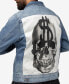 Фото #3 товара Men's Graphic Rhinestone Denim Jacket