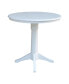 Фото #2 товара 36" Round Top Pedestal Table - 34.9"H