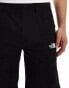 The North Face Exploration Convertible cargo pocket tapered trousers in black