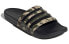 Фото #4 товара adidas Adilette Comfort Slides 黑绿 拖鞋 / Сланцы Adidas Adilette Comfort Slides