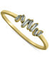 ფოტო #1 პროდუქტის Cubic Zirconia Baguette Cluster Ring, Created for Macy's