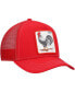 ფოტო #4 პროდუქტის Men's Red The Rooster Trucker Snapback Hat