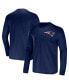 Фото #2 товара Men's NFL x Darius Rucker Collection by Navy New England Patriots Team Long Sleeve T-shirt