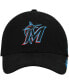 Фото #3 товара Women's Black Miami Marlins Team Miata Clean Up Adjustable Hat