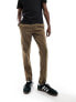 Фото #8 товара ASOS DESIGN slim washed chino in khaki