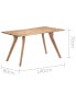 Dining Table 55.1"x31.5"x29.9" Solid Acacia Wood