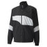 Фото #3 товара Puma Clyde Full Zip Basketball Jacket Mens Black Casual Athletic Outerwear 53419