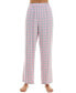 ფოტო #5 პროდუქტის Women's Printed Flannel Pajama Pants