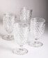 Фото #2 товара Chauncey Hobnail Handmade Glass Goblet, Set of 4