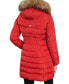 Фото #2 товара Women's Faux-Fur-Trim Hooded Puffer Coat, Created for Macy's