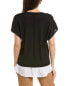 Фото #2 товара Ellen Tracy Twofer D-Ring Top Women's