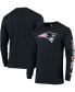 Фото #1 товара Men's Navy New England Patriots Halftime Long Sleeve T-shirt